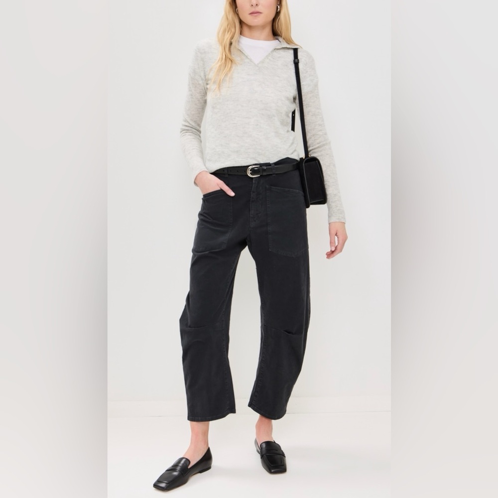 Nili Lotan Shon Pant in Carbon